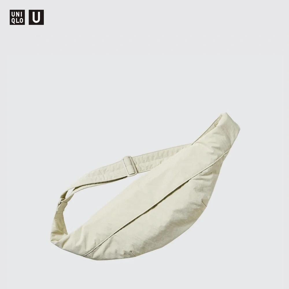 UNIQLO U Unisex Crossbody Bag in Beige - Picture 1 of 9